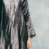 Handwoven Tar Black Banarasi Kaftan