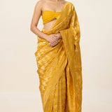 The Mustard Yellow Gerum Saree