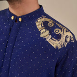 Midnight Blue Astral Arch Kurta Set