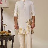 Ivory Backwater Postcard Kurta Set