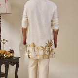 Ivory Backwater Postcard Kurta Set