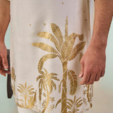 Ivory Backwater Postcard Kurta Set