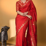 Crimson Tijila Saree