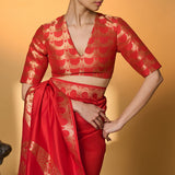 Crimson Tijila Saree