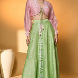 Totem Pod On Lunar Aisle Skirt Set