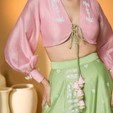Totem Pod On Lunar Aisle Skirt Set