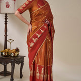 Rust The Heirloom Saree
