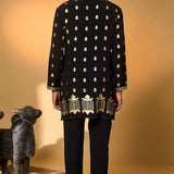 Black Turtle Tale Kurta Set