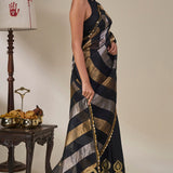 Black The Glided Lantern Saree