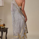 Grey Kathakali Malabar Saree