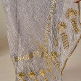 Grey Kathakali Malabar Saree