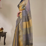 Alleppey Stripe Masque Saree