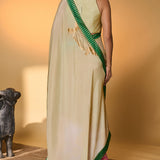 Mint Turtle Tale Saree