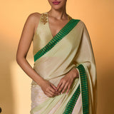 Mint Turtle Tale Saree