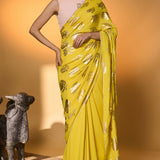 Yellow Haath Saree