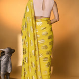 Yellow Haath Saree