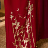 Red & Plum Moonlight Melody Kaftan