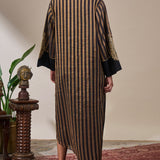 Black Asymmetric Kaftan