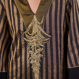 Black Asymmetric Kaftan
