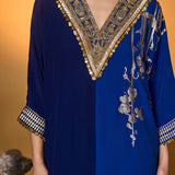 Blue Moonlight Melody Kaftan