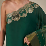 Green Celestial Moonfall Kaftan