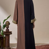Black & Brown Shaahi Bloom Kaftan