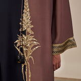 Black & Brown Shaahi Bloom Kaftan