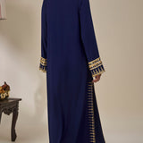 Sapphire Tidal Bloom Kaftan