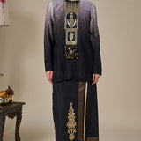 Black Ombre Kathakali Tales Fusion Set