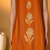 Saffron Sky Striped Kurta Set