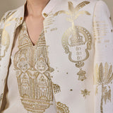 Ivory Malabar Golden Tales Skirt Set