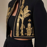 Black Malabar Heirloom Skirt Set