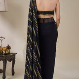 House of Masaba Midnight Moonline Drape Saree