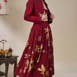 House of Masaba Cherry Malabar Masque Skirt Set
