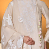Rose Blushing Sharara Set