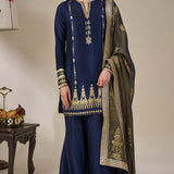 Blue Heirloom Moonfall Sharara Set