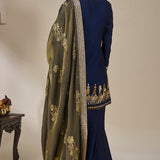 Blue Heirloom Moonfall Sharara Set