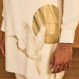 Ivory Crane Dawn Kurta Set