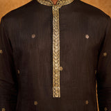 Black Zen Kurta Set