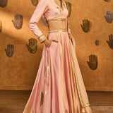 Baby Pink Mandarin Sky Lehenga Set