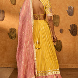 Spiced Ochre Lunar Lehenga Set