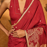 Red Zen Saree