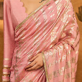 Champagne Midas Touch Saree