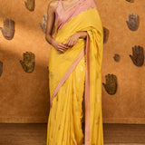 Yellow Bloom Keeper Saree