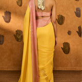 Yellow Bloom Keeper Saree