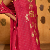 Raspberry Moonfish Skirt Set