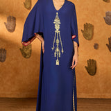 Sapphire Tribal Whisper Kaftan