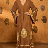 Mocha Muse Moonfish Kaftan