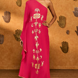 Raspberry Wishdrop Kaftan