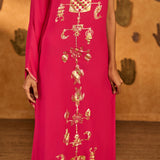 Raspberry Wishdrop Kaftan